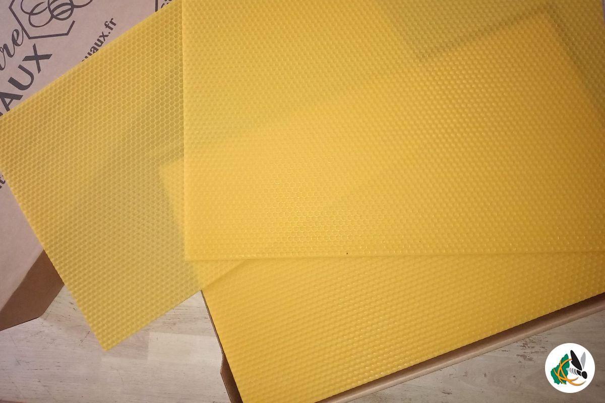 commande cire gaufrée